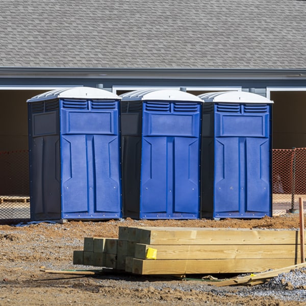 what is the expected delivery and pickup timeframe for the porta potties in Wellsville PA